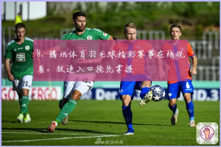 8. 腾讯体育羽毛球精彩赛事在线观看，极速入口抢先掌握