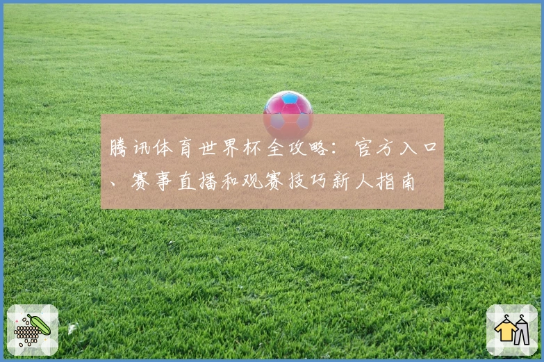 腾讯体育世界杯全攻略：官方入口、赛事直播和观赛技巧新人指南